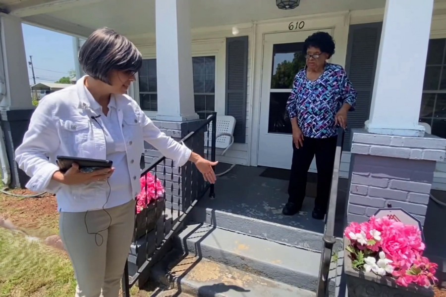 Home assessor with homeowner